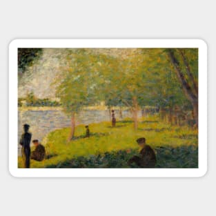 Study for "A Sunday on La Grande Jatte" by Georges-Pierre Seurat Magnet